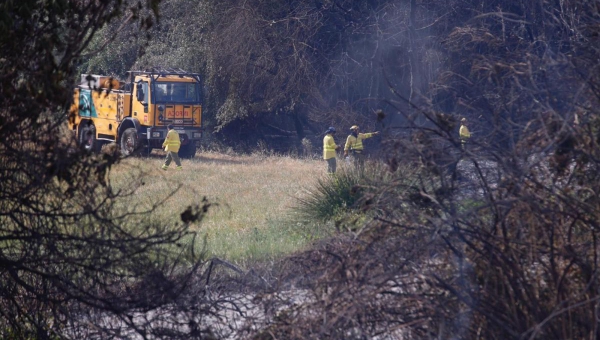 Primer incendio de la temporada en la Campiñuela Baja